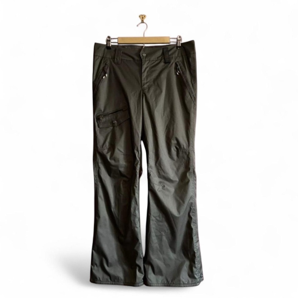 Holden Breathable Snow Pants Women's Medium Mid Rise Zip Vents Charcoal Gray